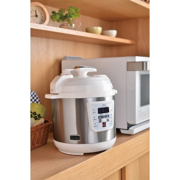 STL-EC30 マイコン電気圧力鍋 2.5L レシピブック付き D＆S 商品画像5：セイカオンラインショッププラス