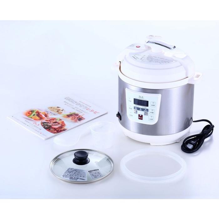 STL-EC30 マイコン電気圧力鍋 2.5L レシピブック付き D＆S 商品画像6：セイカオンラインショッププラス