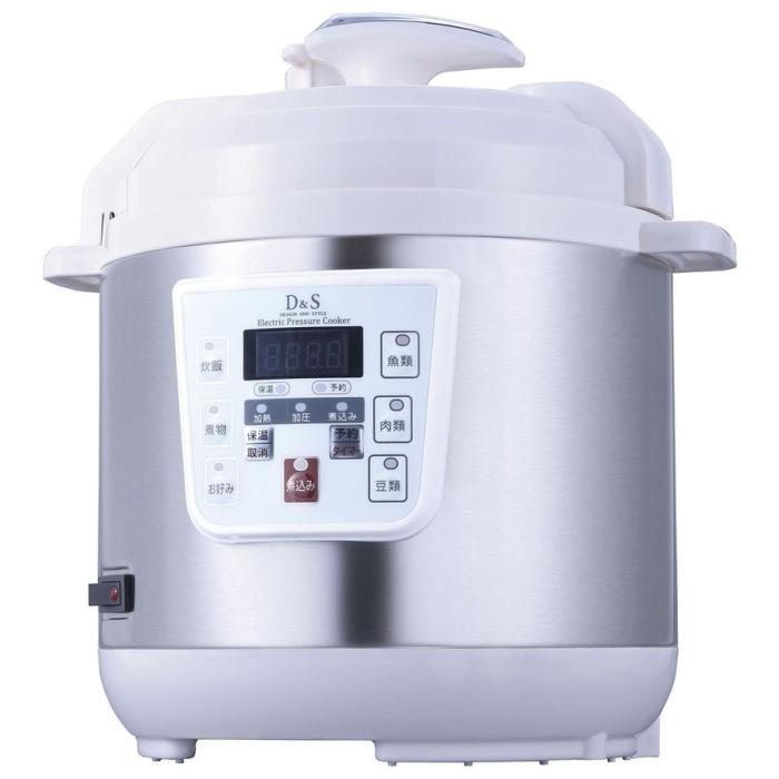 STL-EC30 マイコン電気圧力鍋 2.5L レシピブック付き D＆S 商品画像7：セイカオンラインショッププラス