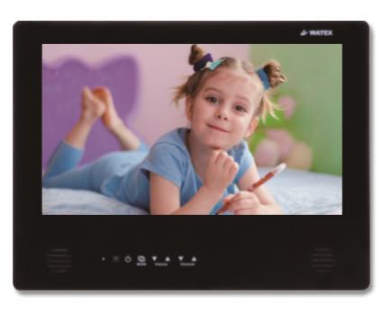 WMA-160-F-B ワーテックス 16インチ 浴室テレビ ピアノブラック 商品画像1：セイカオンラインショッププラス
