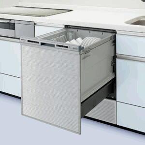 大阪販売パナソニック　　NP-45RD7S　ドアパネル型ディープタイプのビルトイン食器洗い乾燥機（幅45cm）。（食器点数44点）。 食器洗い乾燥機