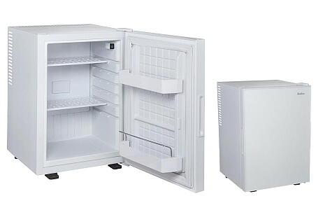 ●お取寄せ ML-40SG-W 三ツ星貿易 ペルチェ式小型冷蔵庫 1ドア右開き 35L エ･･･