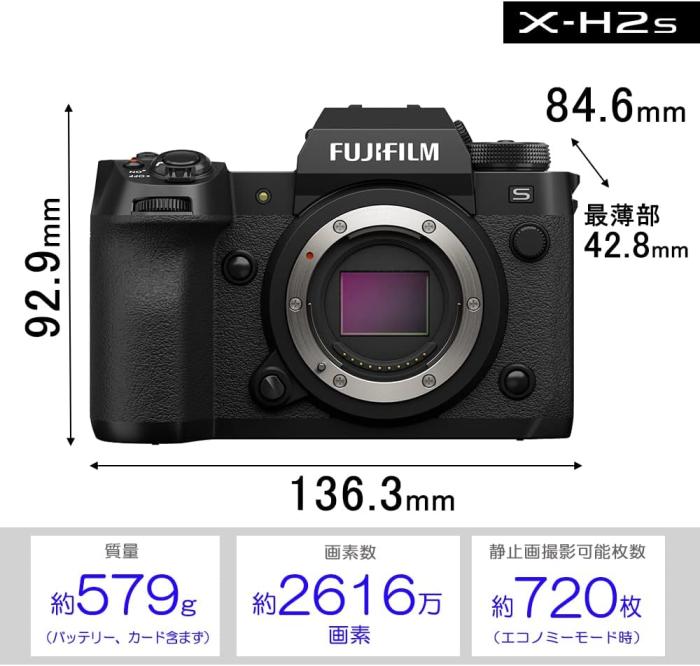 FUJIFILM X-H2S ボディ 商品画像2：沙羅の木 plus