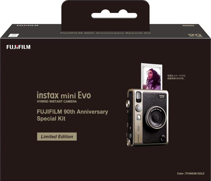 instax mini Evo チェキ FUJIFILM 90th Anniversary Special Kit [TITANIUM GOLD] 商品画像4：沙羅の木 plus