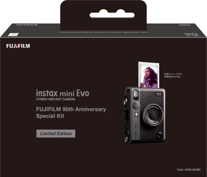 instax mini Evo チェキ FUJIFILM 90th Anniversary Special Kit [DARK SILVER] 商品画像4：沙羅の木 plus