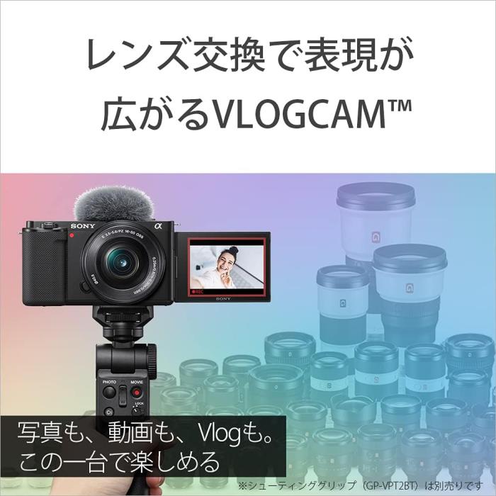 VLOGCAM ZV-E10L パワーズームレンズキット [ブラック] 商品画像5：沙羅の木 plus