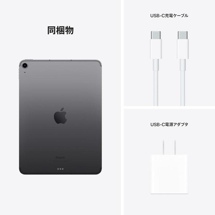 iPad Air 10.9インチ 第5世代 Wi-Fi 256GB 2022年春モデル MM9L3J/A [スペースグレイ] 商品画像9：沙羅の木 plus