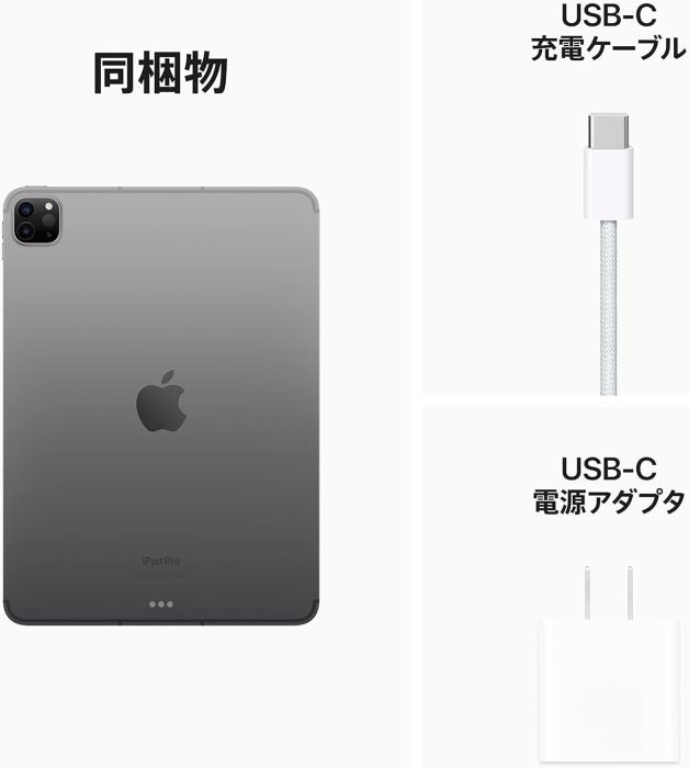 iPad Pro 11インチ 第4世代 Wi-Fi 1TB 2022年秋モデル MNXK3J/A [スペースグレイ] 商品画像6：沙羅の木 plus