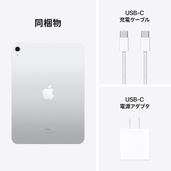 iPad 10.9インチ 第10世代 Wi-Fi 64GB 2022年秋モデル MPQ03J/A [シルバー] 商品画像2：沙羅の木 plus