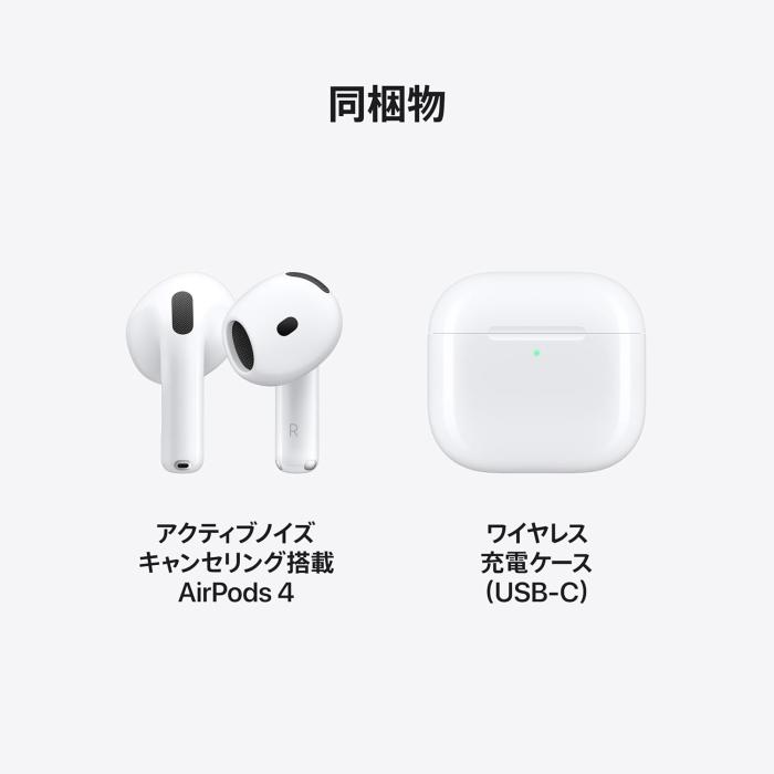 AirPods 4 アクティブノイズキャンセリング搭載モデル MXP93J/A 商品画像3：沙羅の木 plus