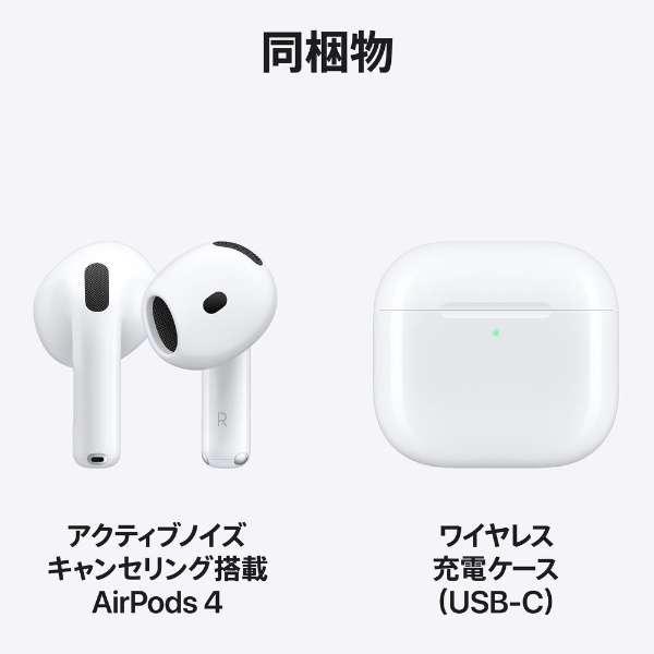 AirPods 4 アクティブノイズキャンセリング搭載モデル MXP93J/A 商品画像9：沙羅の木 plus