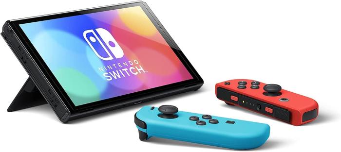 Nintendo Switch (有機ELモデル) HEG-S-KABAA [ネオンブルー・ネオンレッド] 商品画像4：沙羅の木 plus