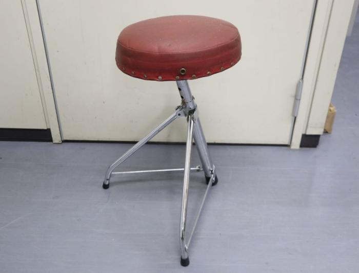 Vintage Premier 70s Vintage Drum Throne Red top