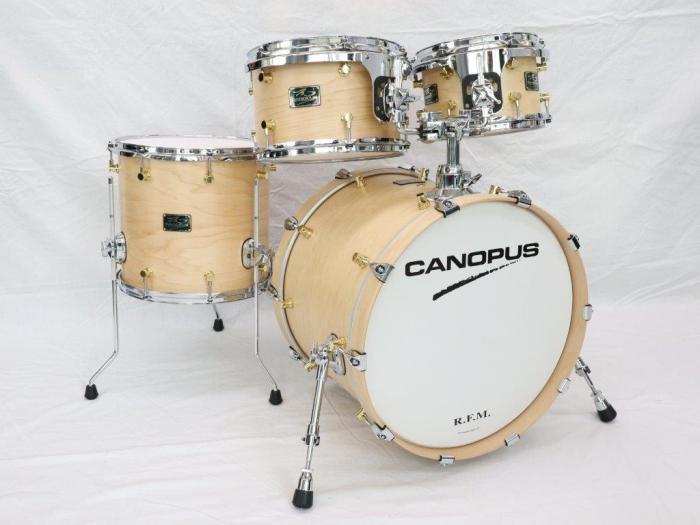 CANOPUS　R.F.M. Studio Kit Plus オイルフィニッシュ （20BD.10TT.12TT.14FT） 商品画像1：Custom Shop CANOPUS