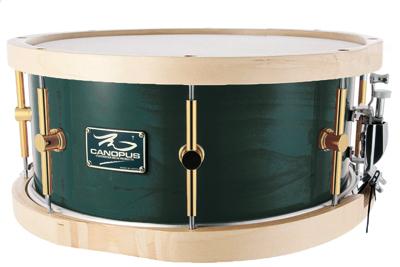 CANOPUS Oil Finished Maple ウッドフープ仕様 MO-1465WH 14"x 6.5" Black Ol･･･