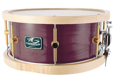 CANOPUS Oil Finished Maple ウッドフープ仕様 MO-1465WH 14""x 6.5"" Smoky Violet Oil 商品画像1：Custom Shop CANOPUS