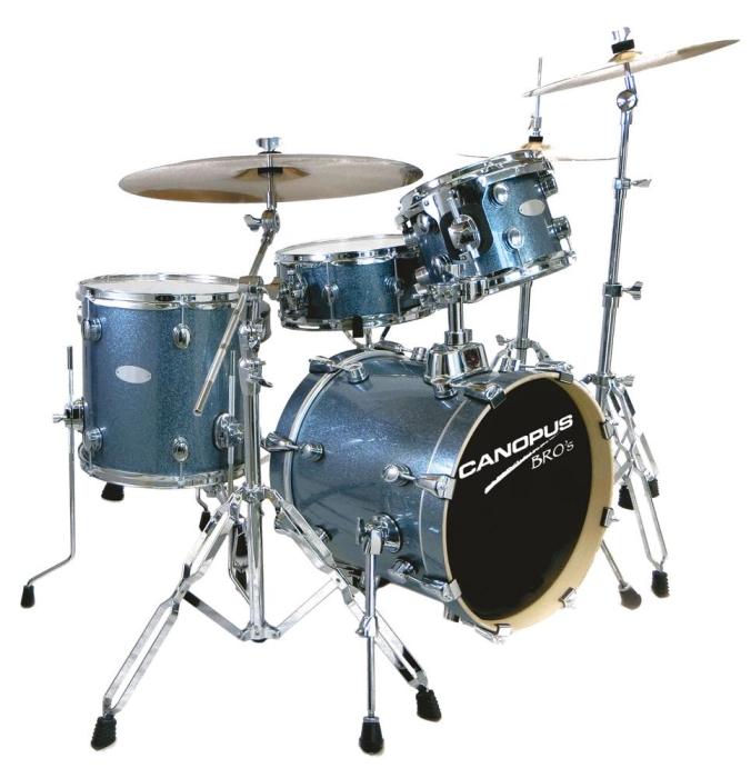 CANOPUS BRO's KIT 16BD.10TT.13FT.13SD Platinum Turquoise SK-16