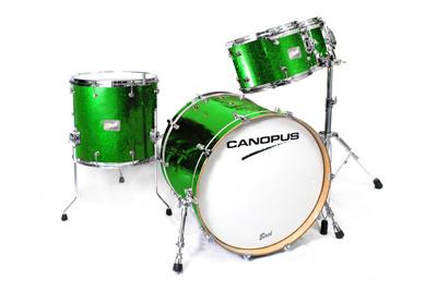CANOPUS Birch Studio Kit Plus Green Spkl