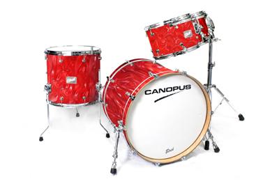CANOPUS Birch Studio Kit Plus Red Satin