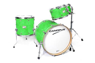 CANOPUS Birch Studio Kit Plus Signal Green Ripple