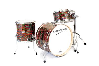 CANOPUS Birch Classic Kit Plus Psychedelic Red