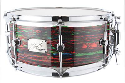 CANOPUS Birch BR-1465 14"x 6.5" Psychedelic Red