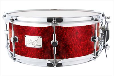 CANOPUS Birch BR-1455 14"x 5.5" Red Pearl