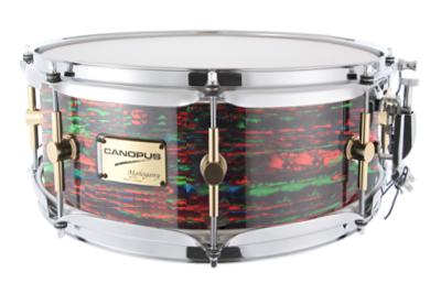 CANOPUS Mahogany MH-1465 14"x 6.5" Psychedelic Red
