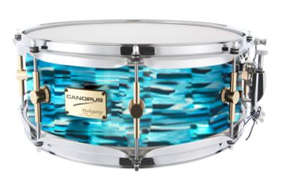 CANOPUS Mahogany MH-1465 14"x 6.5" Turquoise Oyster
