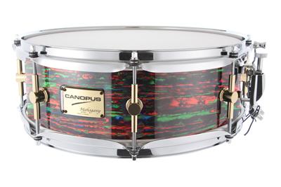 CANOPUS Mahogany MH-1455 14"x 5.5" Psychedelic Red