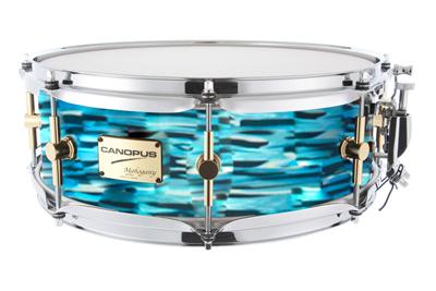 CANOPUS Mahogany MH-1455 14"x 5.5" Turquoise Oyster