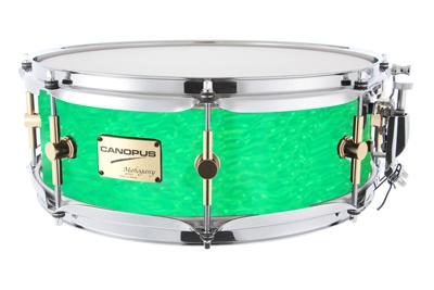 CANOPUS Mahogany MH-1455 14"x 5.5" Signal Green Ripple