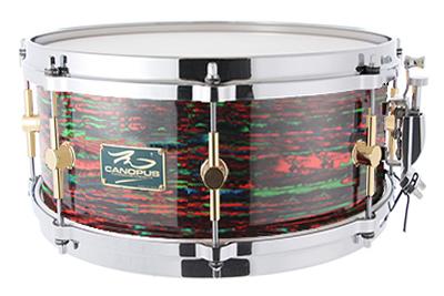 CANOPUS The Maple M-1365 13""x 6.5"" Psychedelic Red 商品画像1：Custom Shop CANOPUS