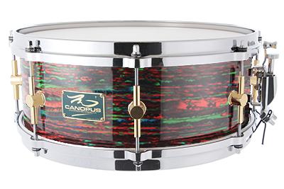 CANOPUS The Maple M-1455 14"x 5.5" Psychedelic Red