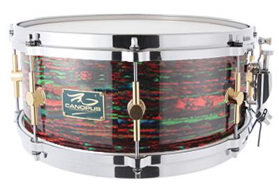 CANOPUS The Maple M-1465 14"x 6.5" Psychedelic Red 商品画像1：Custom Shop CANOPUS