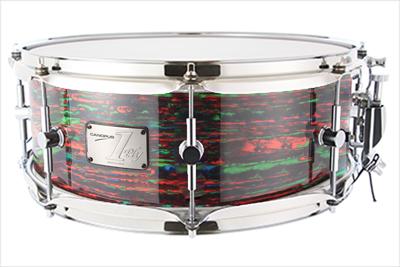 CANOPUS 1ply SSSM-1455SH 14"x 5.5" Psychedelic Red 商品画像1：Custom Shop CANOPUS