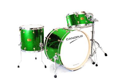 CANOPUS Mahogany Classic Kit Plus Green Spkl