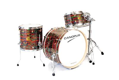 CANOPUS Mahogany Classic Kit Plus Psychedelic Red
