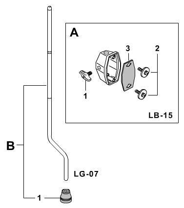 PEARL フロアタムレッグブラケット LB-15