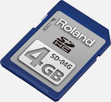 ROLAND SD/SDHCメモリー・カード SD-04G