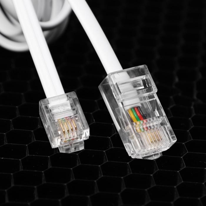 RJ45 8P4C 8極8芯 コネクタプラグケーブル 電話対応 LANケーブル用 RJ11 6P4C 商品画像4：soten co
