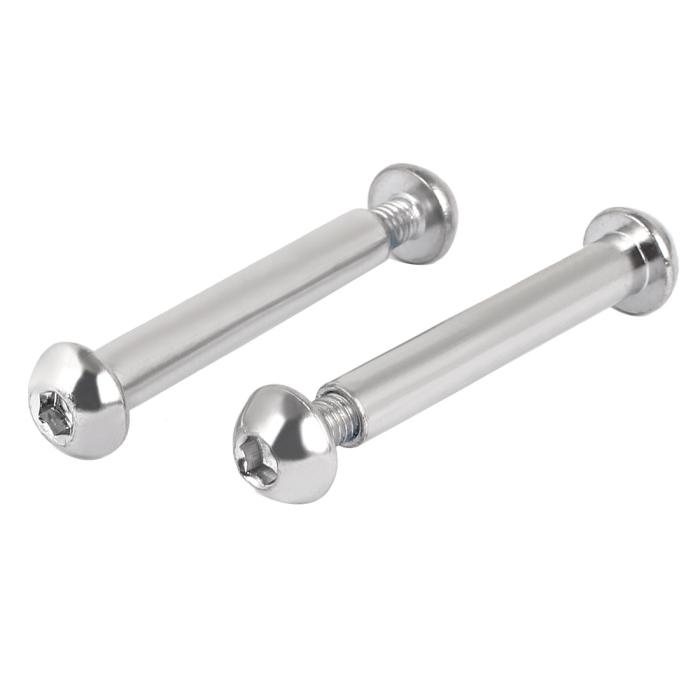 スクリューボルト 六角ソケットキャップヘッド スリーブバーレル コネクタナット 8mmx50mm 10個入り 商品画像4：soten co