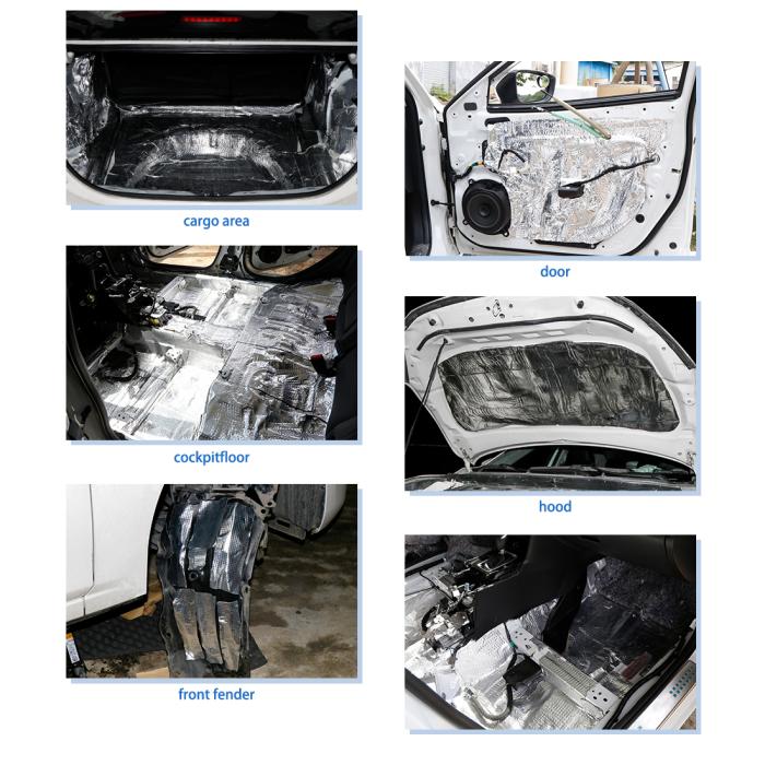 断熱マット 車用 熱反射 吸音 遮音防音材料 厚さ10mm 60cm*100cm 商品画像5：soten co