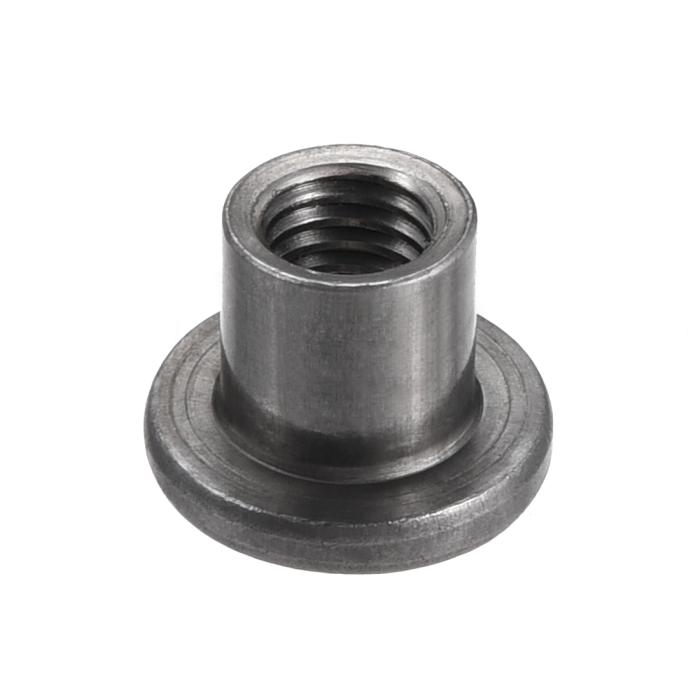 Tナット カーボンスチールラウンドベースネジ付きTナット M8x17.9x3mm 30Pcs