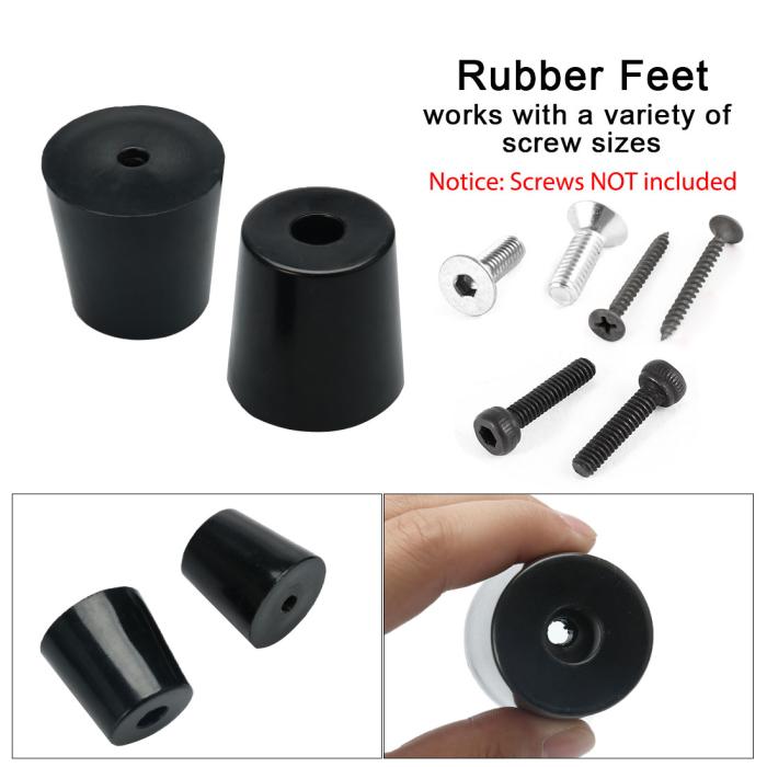 家具足ホルダー ゴムキャップ 滑り止め家具足パッド ラバー D49x40xH50mm 4個入り 商品画像3：soten co