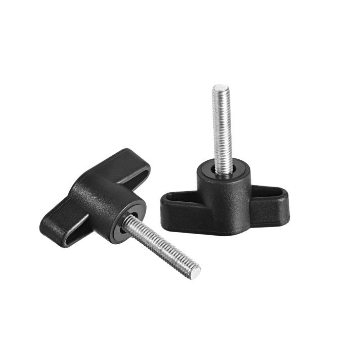 クランプハンドル スクリューノブ ハンドグリップ グリパンドル M5 x 25mmスレッド Ｔ型 10個入り 商品画像3：soten co