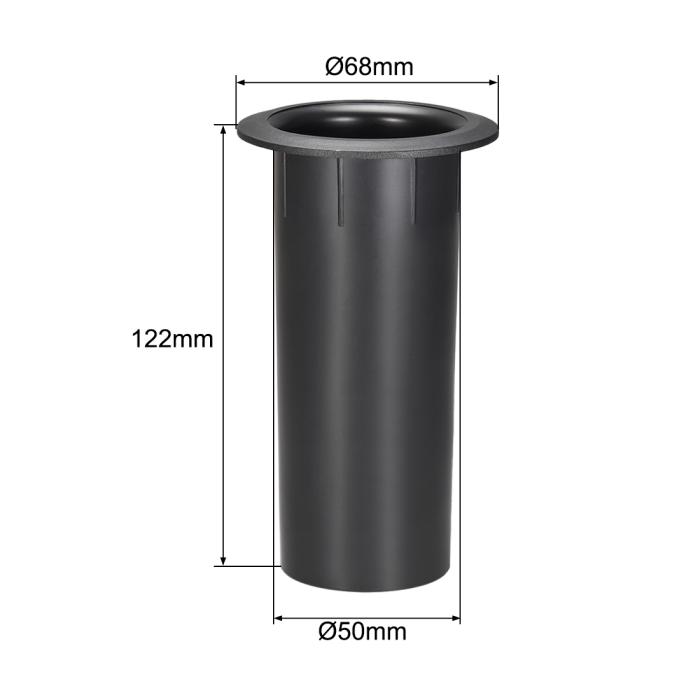 スピーカーポートチューブ 50mm x 122mm サブウーファーバスレフチューブ ベースウーファーボックス 2個入り 商品画像2：soten co