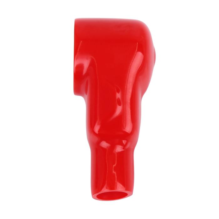 バッテリー 端子 カバー 65mmの長さ レッド ソフト PVC バッテリー 端子 カバー 絶縁 キャップ スリーブ ブーツ 2個入り 商品画像3：soten co