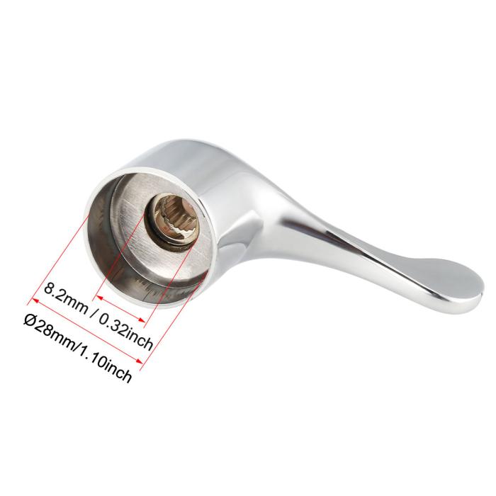 蛇口レバーハンドル シングルレバーハンドル キッチン バスルーム用 直径30 mm 4個 商品画像4：soten co