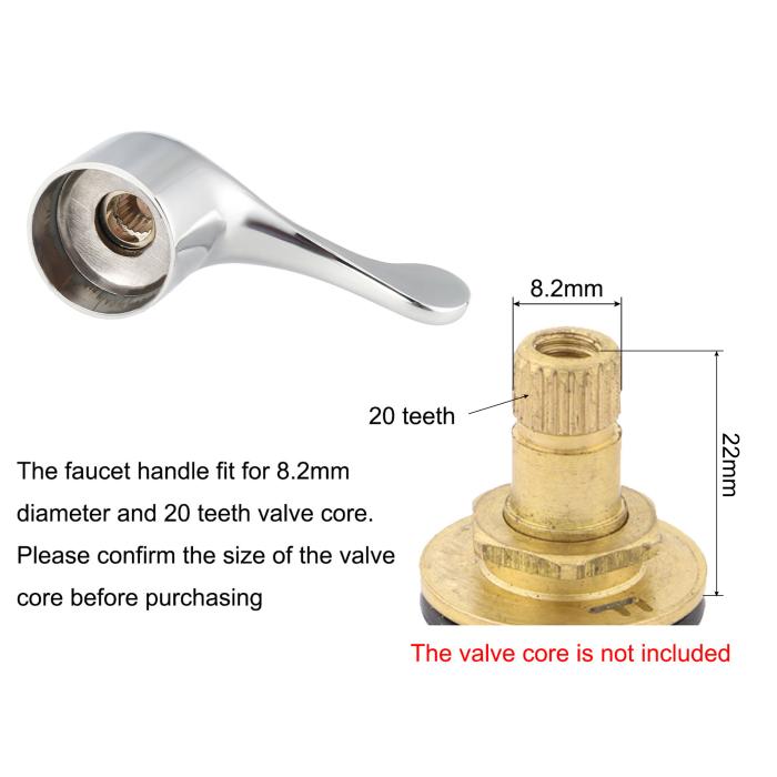 蛇口レバーハンドル シングルレバーハンドル キッチン バスルーム用 直径30 mm 4個 商品画像5：soten co